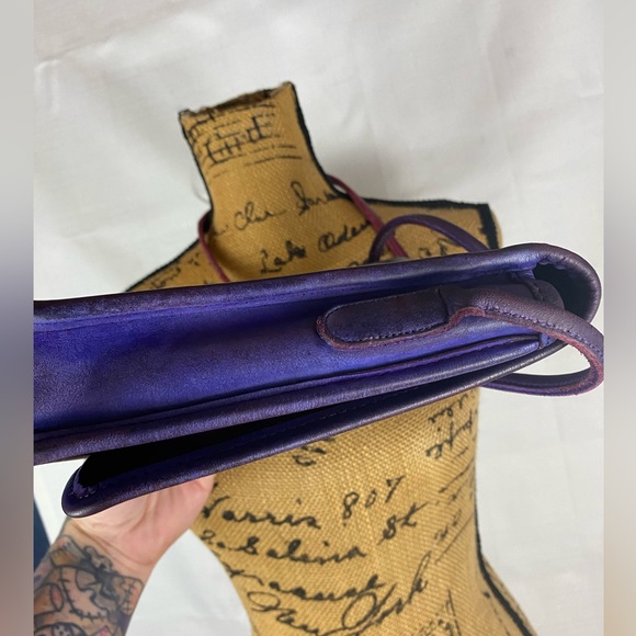 Recycled Riot hand dyed Vintage Coach Compact Pouch - Picture 8 of 15